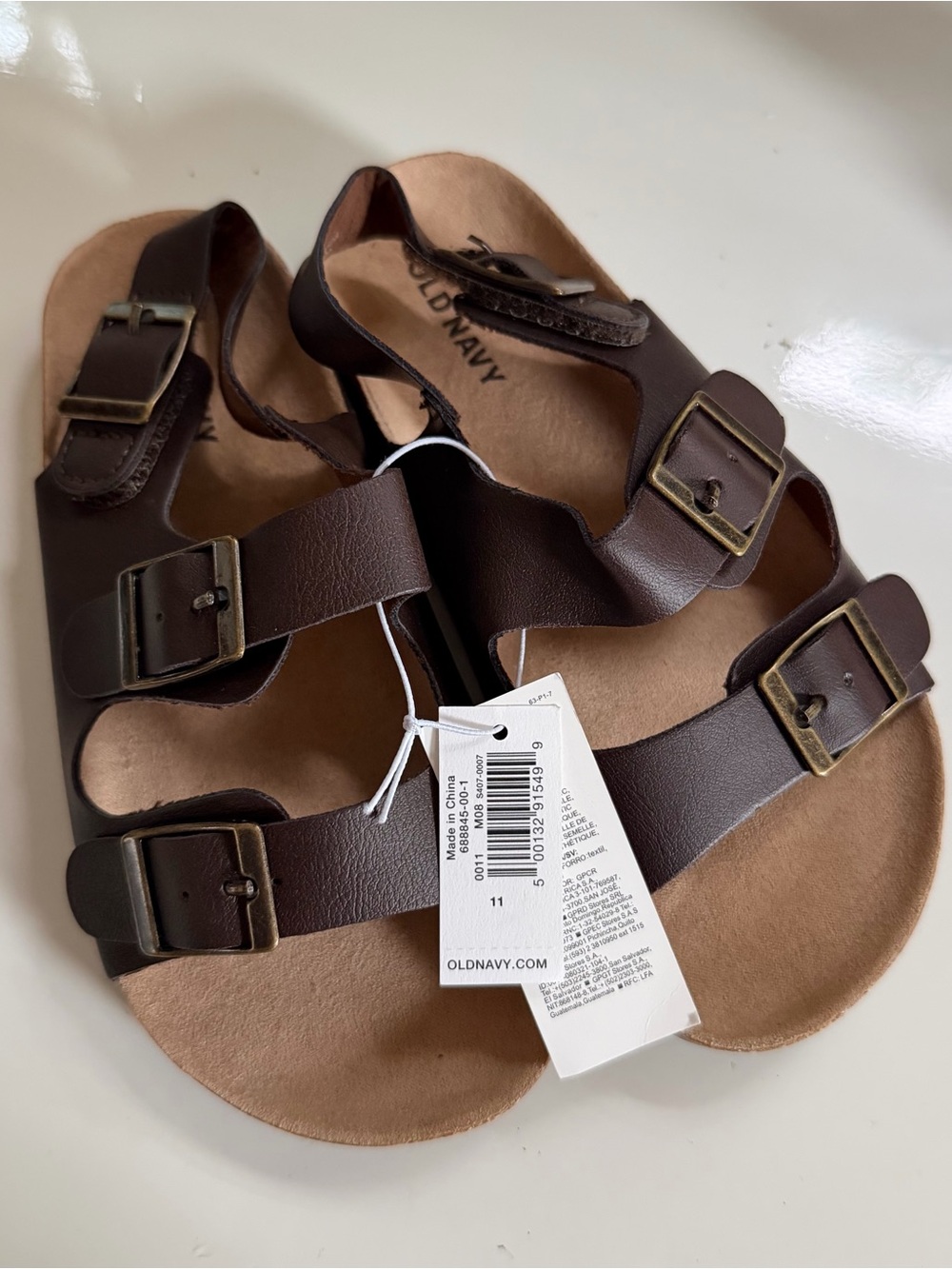 Old Navy Toddler Boys Brown Sandals size 11